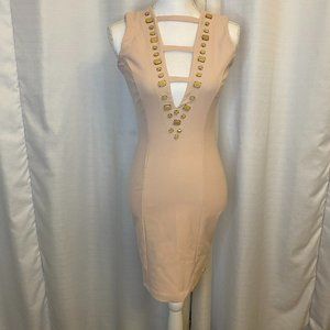 Light Pink Dress Embellished Jewel